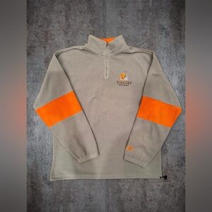 vintage cleveland browns half zip.